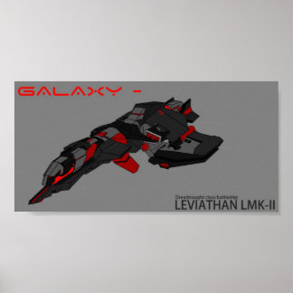 Galaxy Leviathan LMK III Poster (lägre kvalitet)