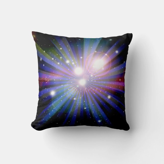 Galaxy Light Art Design Abstrakt 12 Kudde (Framsida)