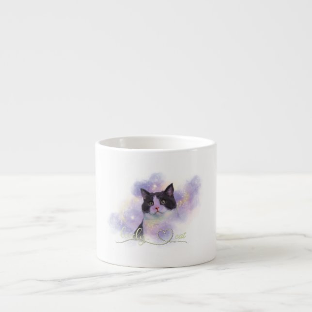 Galaxy Loely Cat Espressomugg (Framsidan)