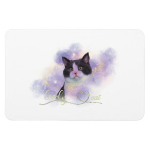 Galaxy Loely Cat Magnet