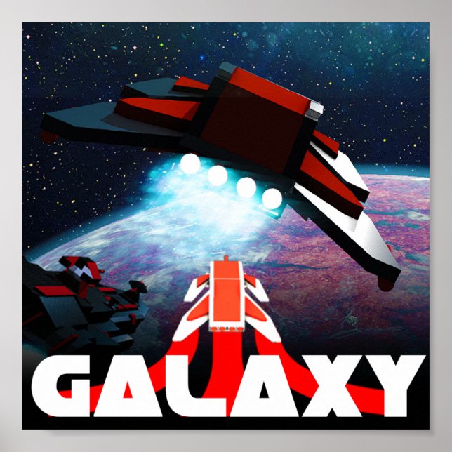 Galaxy-Logotyp Poster (Framsidan)