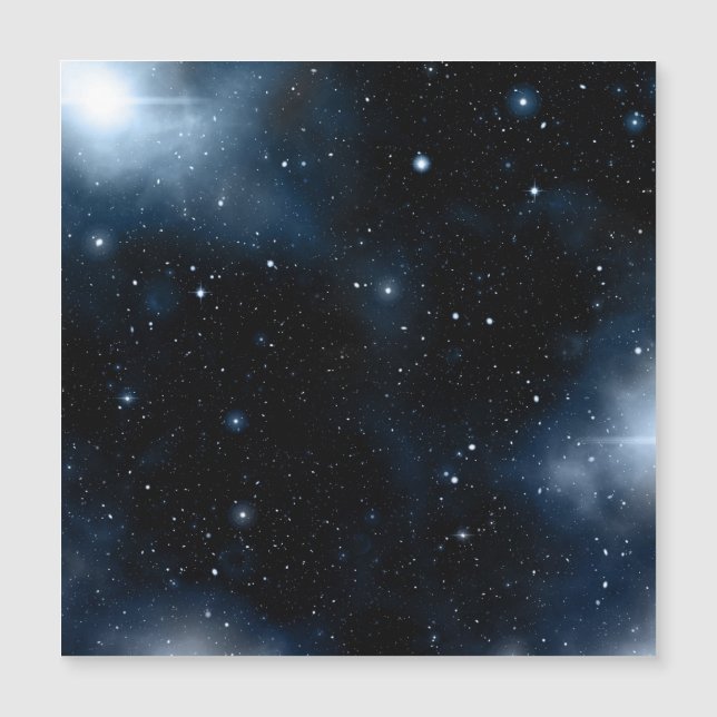 Galaxy Magnetisk Inbjudningskort (Framsida)
