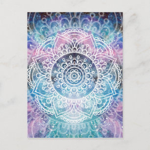 Galaxy Mandala Vykort