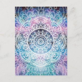 Galaxy Mandala Vykort