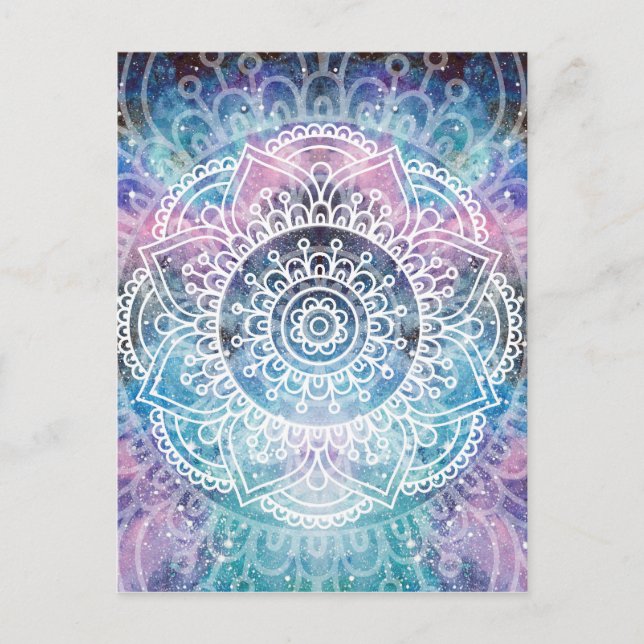 Galaxy Mandala Vykort (Framsida)