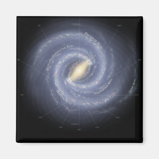 Galaxy (med not) magnet (Framsidan)