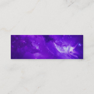 Galaxy med stjärnor i rymden mini visitkort