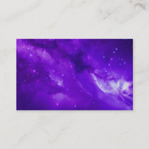 Galaxy med stjärnor i rymden visitkort