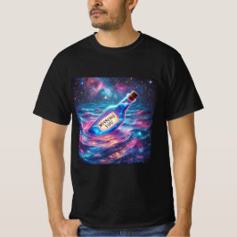 Galaxy Message Flaska Manar tshirt T Shirt