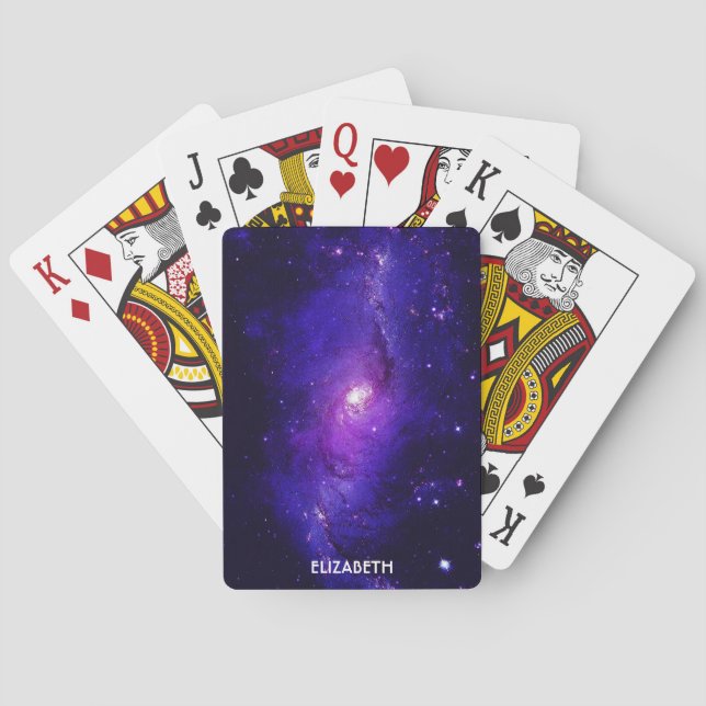 Galaxy Milky Way Galaxy Astronomy Science Casinokort (Baksidan)
