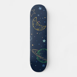 Galaxy Mini Skateboard Bräda 18,5 Cm