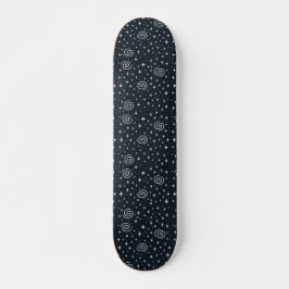 Galaxy mönster mini skateboard bräda 18,5 cm