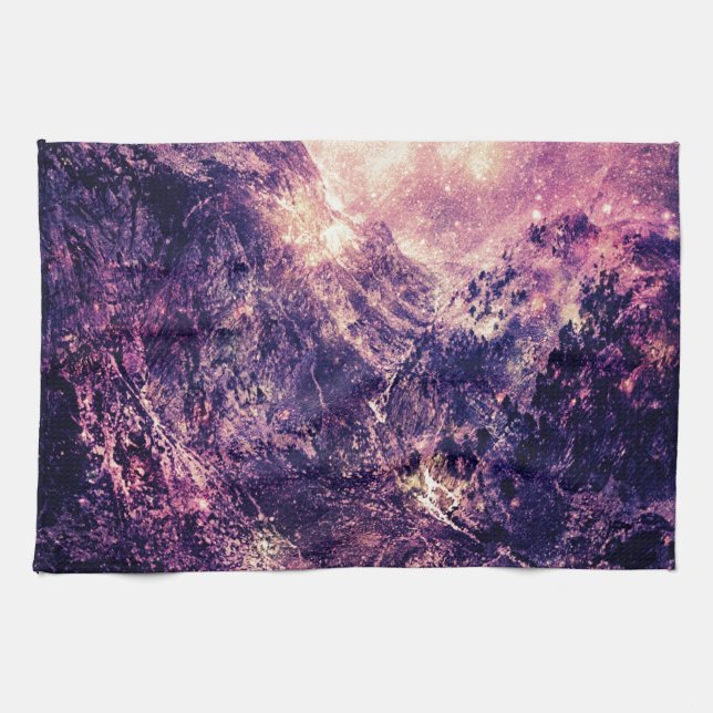 Galaxy Mountains Kökshandduk (Horisontell)