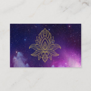 *~* Galaxy Nebula Cosmic Helig Hamsa Visitkort