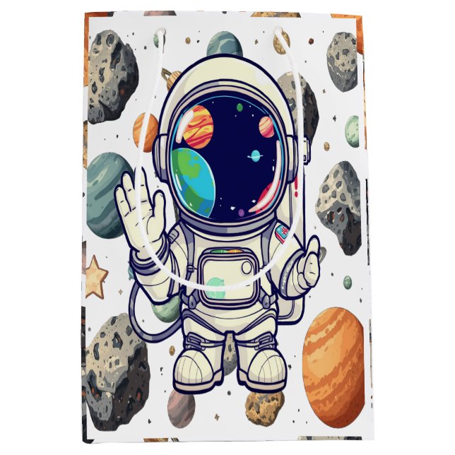 Galaxy Nebula Gift Bag - Kosmiskt rymd, temp (Framsidan)