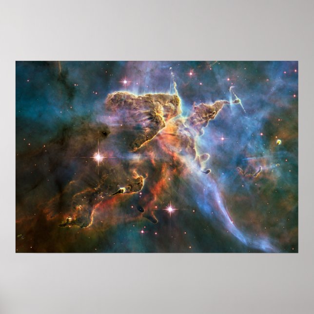 Galaxy Nebula Nebulae Supernova Star Explosion Poster (Framsidan)