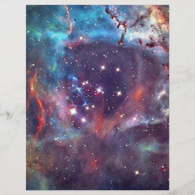 Galaxy Nebula rymdbild. (Framsida)