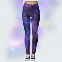 Galaxy Nebula Space-Themed Leggings