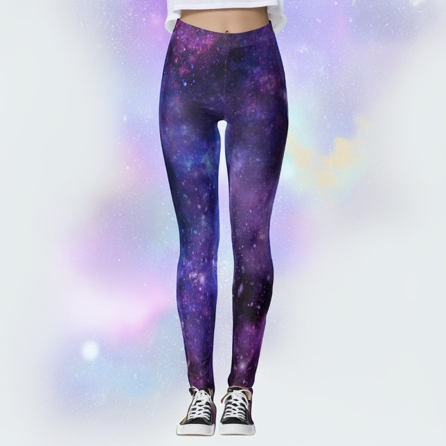 Galaxy Nebula Space-Themed Leggings (Skapare uppladdad)