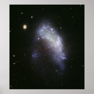 Galaxy NGC 1427A Plunges till Fornax Galaxy Poster
