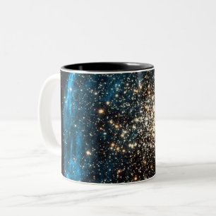 Galaxy NGC 1850 Star Clusters Magellanic Cloud Två-Tonad Mugg