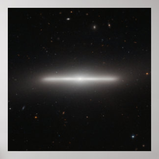 Galaxy NGC 4452 Poster