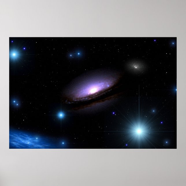 Galaxy NGC 4526 Poster (Framsidan)