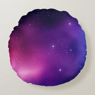 Galaxy Night Himmel Nebula Mönster Stars astronomi Rund Kudde