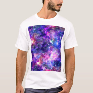 Galaxy Night Print Cosmic Design T Shirt