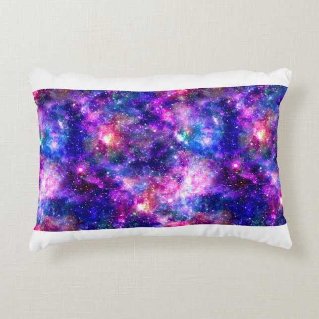 Galaxy Night Prydnadskudde (Framsidan)