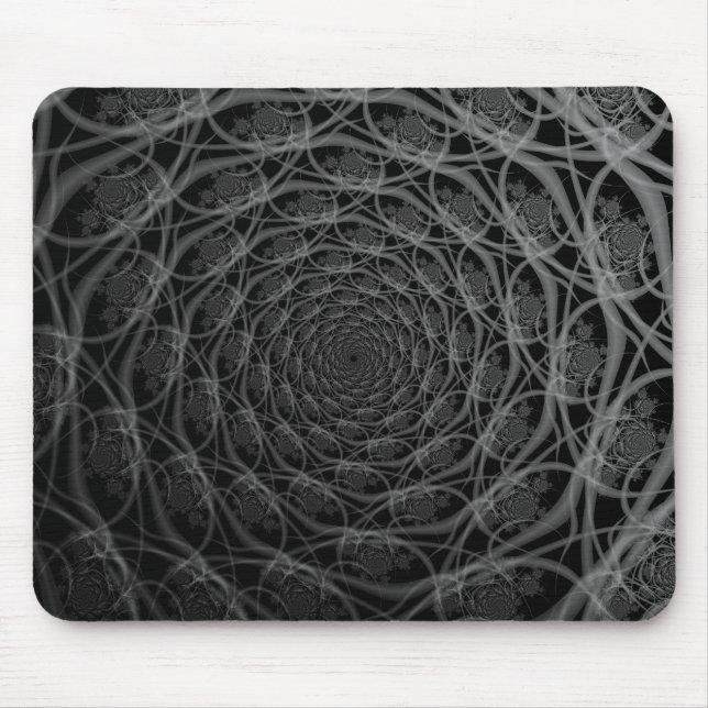 Galaxy of Filaments in Black and White Mousepad Musmatta (Framsidan)