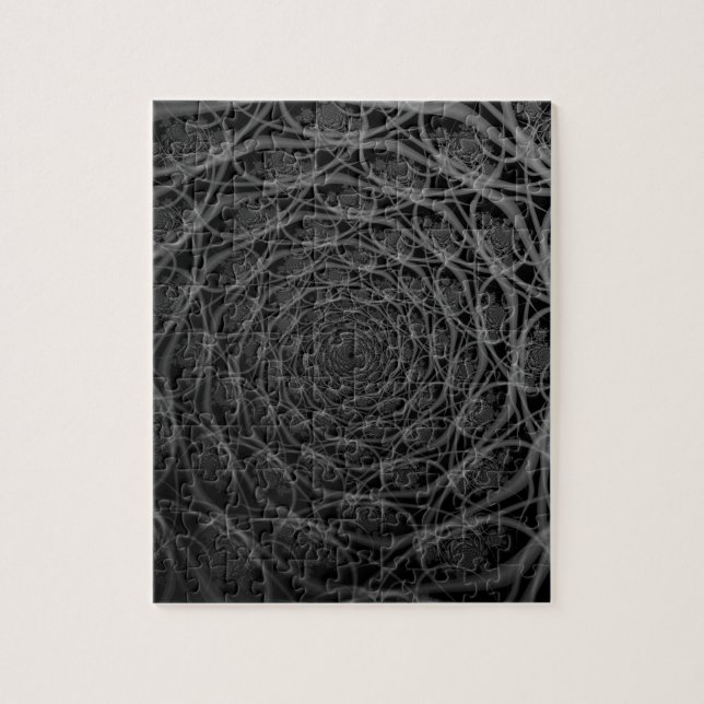 Galaxy of Filaments in Black and White Puzzle Pussel (Vertikal)