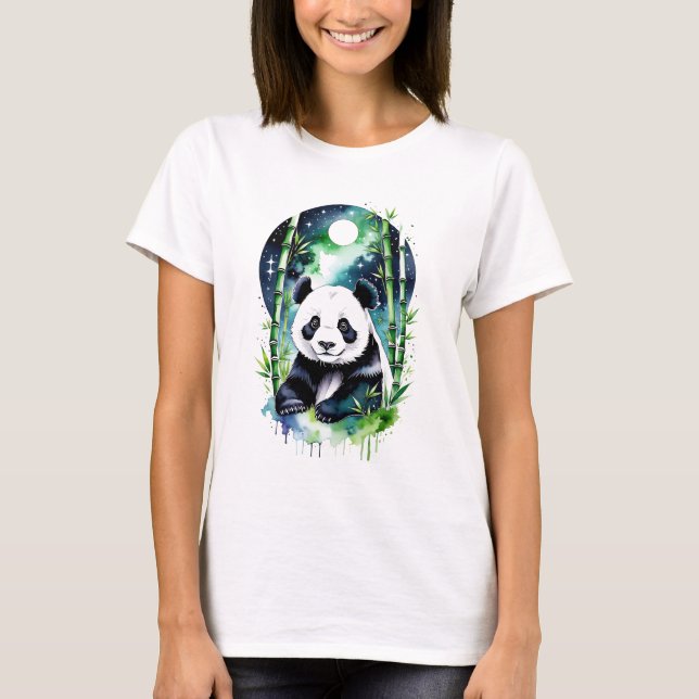 Galaxy Panda T Shirt (Framsida)