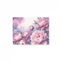Galaxy Peony Post it Notes