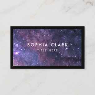Galaxy Personlig Luxury Modern Elegant Visitkort