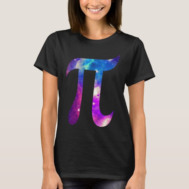Galaxy Pi Symbol Space Math 's T Shirt (Framsida)