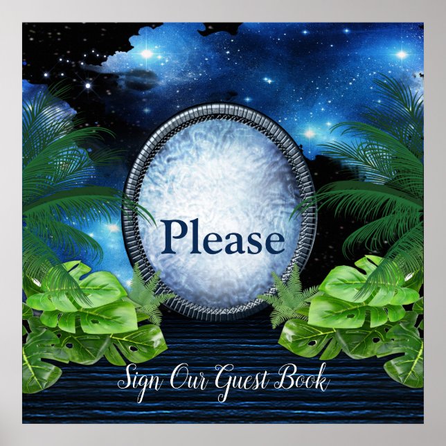 Galaxy-Portal Bröllop Poster (Framsidan)