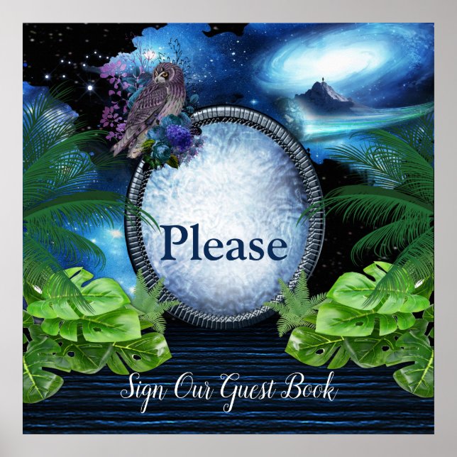 Galaxy Portal Bröllop Poster (Framsidan)