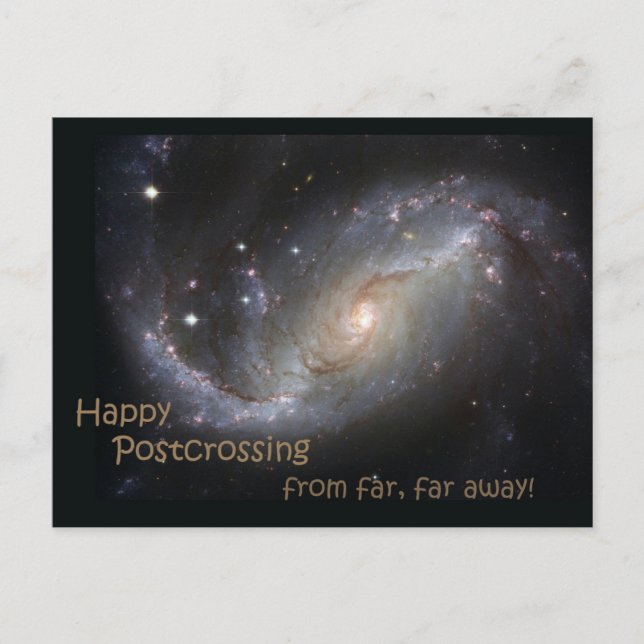 Galaxy Postcross vykort (Framsida)