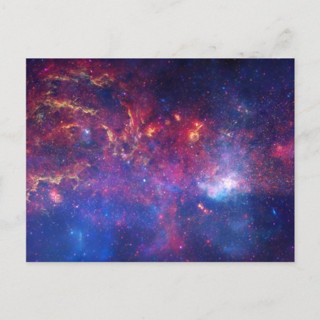 Galaxy Print Milky Way Vykort (Framsida)
