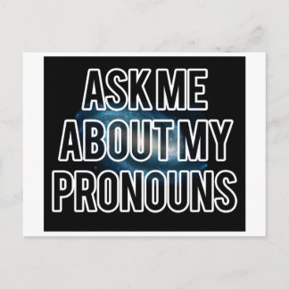 Galaxy Pronouns vykort