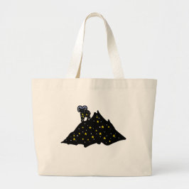 Galaxy Ram Symbol Tote – Bold Astrology Identity Jumbo Tygkasse