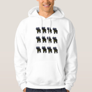 Galaxy Ram-tröja – Aries eldstjärntecken identitet Hoodie