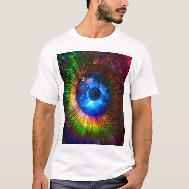Galaxy Retina T Shirt (Framsida)