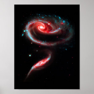 Galaxy Ro Red Poster