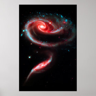 Galaxy Ro Red Poster