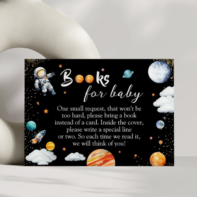 Galaxy Rocket Books för Baby Svart Rymd Bris Tilläggskort (Skapare uppladdad)