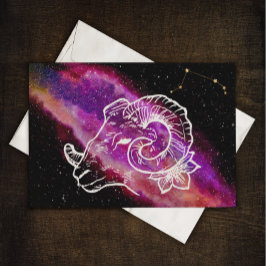 Galaxy Rosa Lila Aries Zodiac Constellation Sign