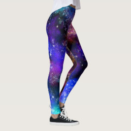 Galaxy Rymden Nebula Leggings