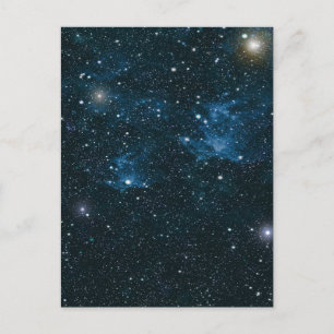 Galaxy rymden starrikväll himlar vykort